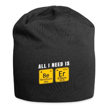 Chemie Bierarbeit Wissenschaft - Jersey-Beanie - Schwarz - Vorne