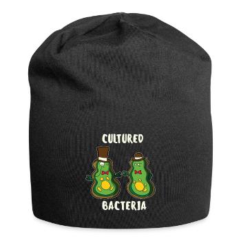Cultured Bacteria Lustig Bakterien Arzt Geschenk - Jersey-Beanie - Schwarz - Vorne