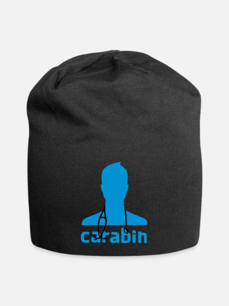 Carabin - Bonnet en jersey - noir