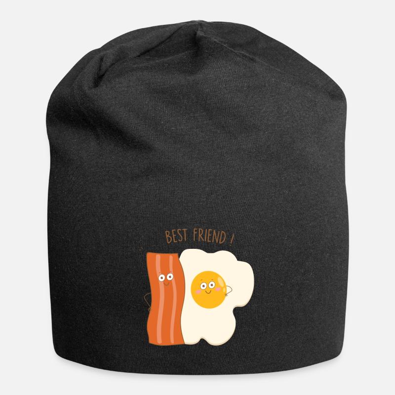 best friends - Bonnet en jersey - noir