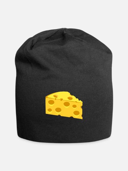 Fromage à trous - Bonnet en jersey - noir