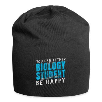 Biology student - Jersey Beanie - black - Front