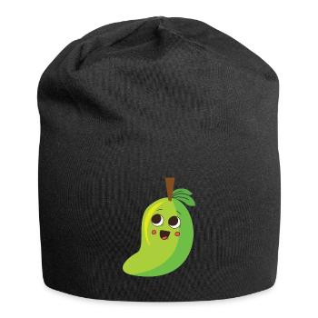 Mango - Jersey-Beanie - Schwarz - Vorne