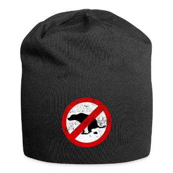 Dog shit banned hatred mutt cattle - Jersey Beanie - black - Front