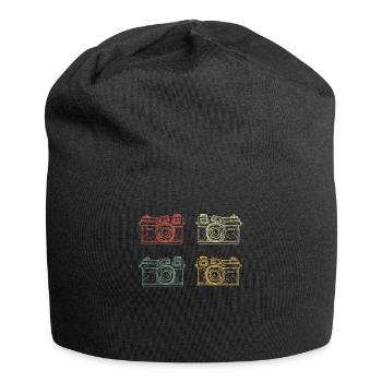 photographie - Bonnet en jersey - noir - Devant
