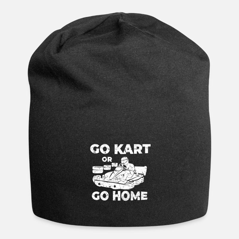 go Kart - Jersey Beanie - black