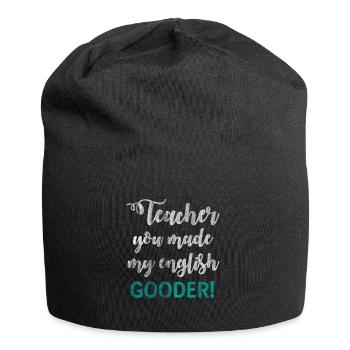 English teacher foreign language - Jersey Beanie - black - Front