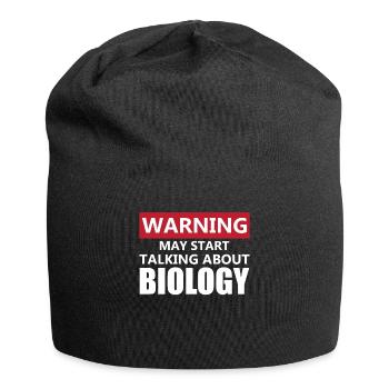 Life, Biology and Science - Jersey-Beanie - Schwarz - Vorne
