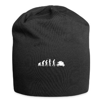 Motorrad - Jersey-Beanie - Schwarz - Vorne