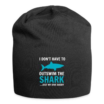 Tauchen - Jersey-Beanie - Schwarz - Vorne
