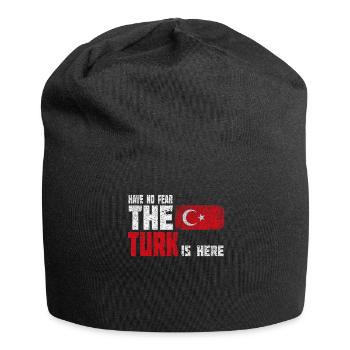 Turquie fierté drapeau turc cadeau Istanbul - Bonnet en jersey - noir - Devant