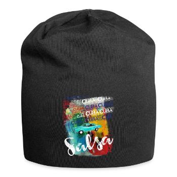 Salsa Cuba Havana T-shirt vintage pour danseurs - Bonnet en jersey - noir - Devant