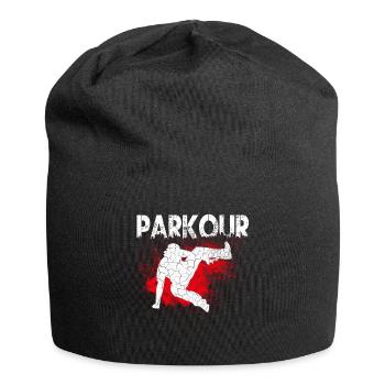 parkour - Jersey Beanie - black - Front