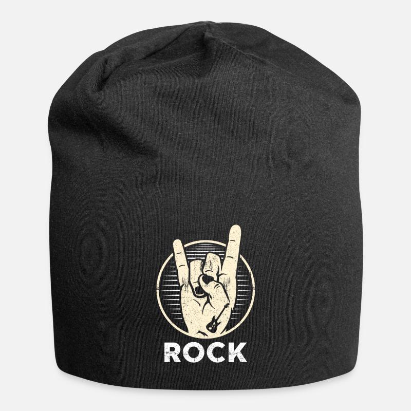 rock n roll - Jersey Beanie - black
