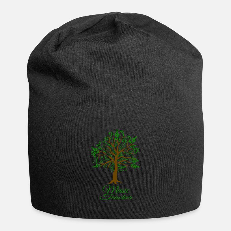 Musiklehrer Melodie - Jersey-Beanie - Schwarz