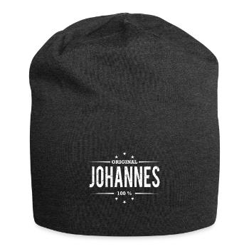 John - Jersey Beanie - charcoal grey - Front