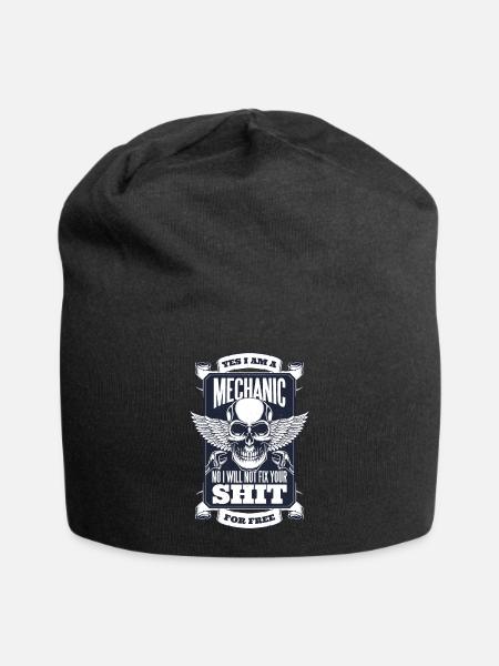 Mécanique Skull Rock - Bonnet en jersey - noir