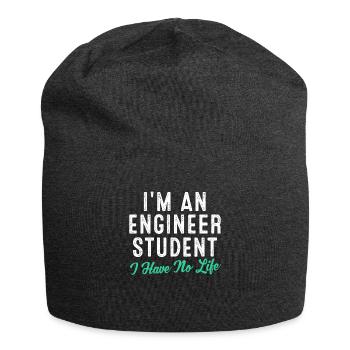 engineer - Jersey Beanie - charcoal grey - Front