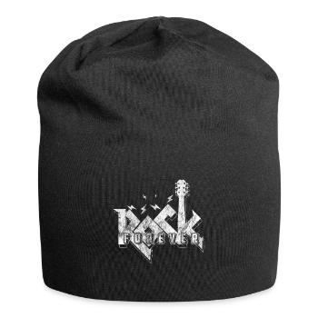 Musique de guitare rock - Bonnet en jersey - noir - Devant