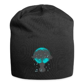 Cello String Instrument Gift - Jersey Beanie - black - Front