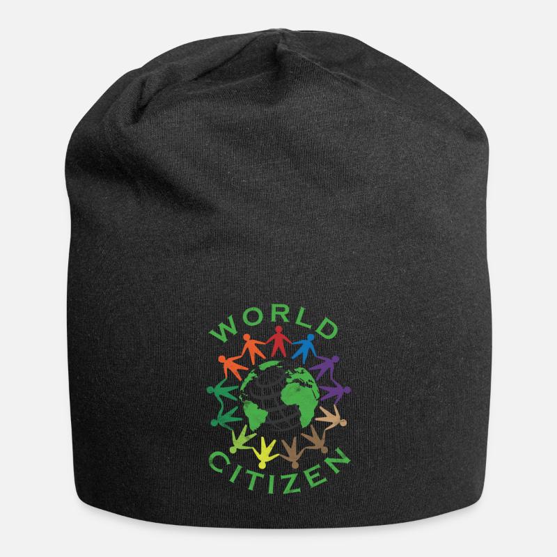Integration Toleranz Harmonie LGBT Menschenrechte - Jersey-Beanie - Schwarz
