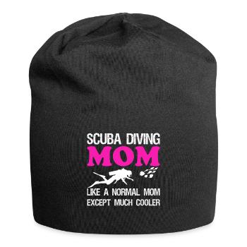 Scuba Diving Mom Plongée Sous-marine Maman Cadeau - Bonnet en jersey - noir - Devant