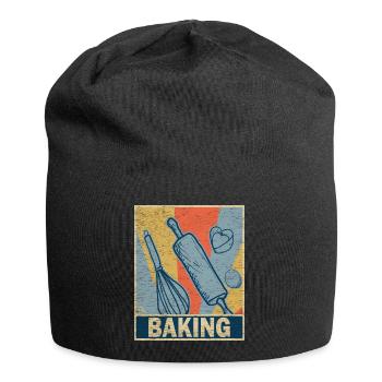 Baker baking profession - Jersey Beanie - black - Front