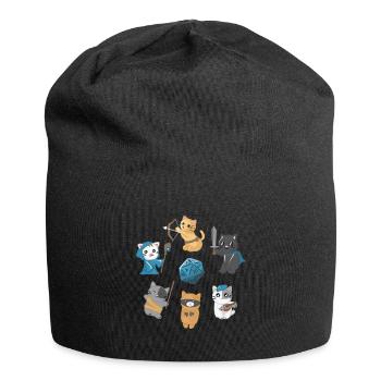 Roleplay board game Cats Cat - Jersey Beanie - black - Front