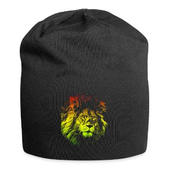 Reggae Jamaikanisches Musikgenre - Jersey-Beanie - Schwarz - Vorne