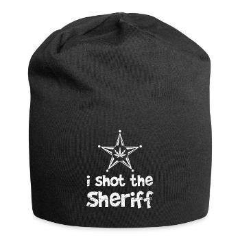 Reggae Sheriff - Jersey Beanie - black - Front