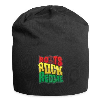Roots reggae rock music - Jersey Beanie - black - Front