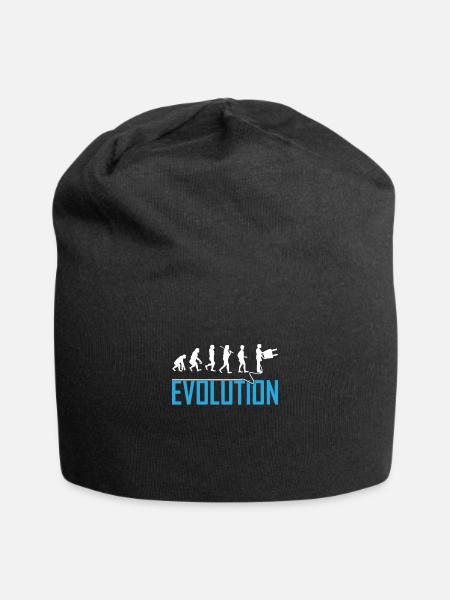 EVOLUTION Elektroauto - Jersey-Beanie - Schwarz
