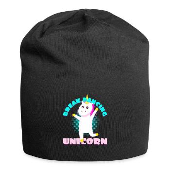Breakdance Unicorn Unicorn Idée Cadeau Breaking - Bonnet en jersey - noir - Devant