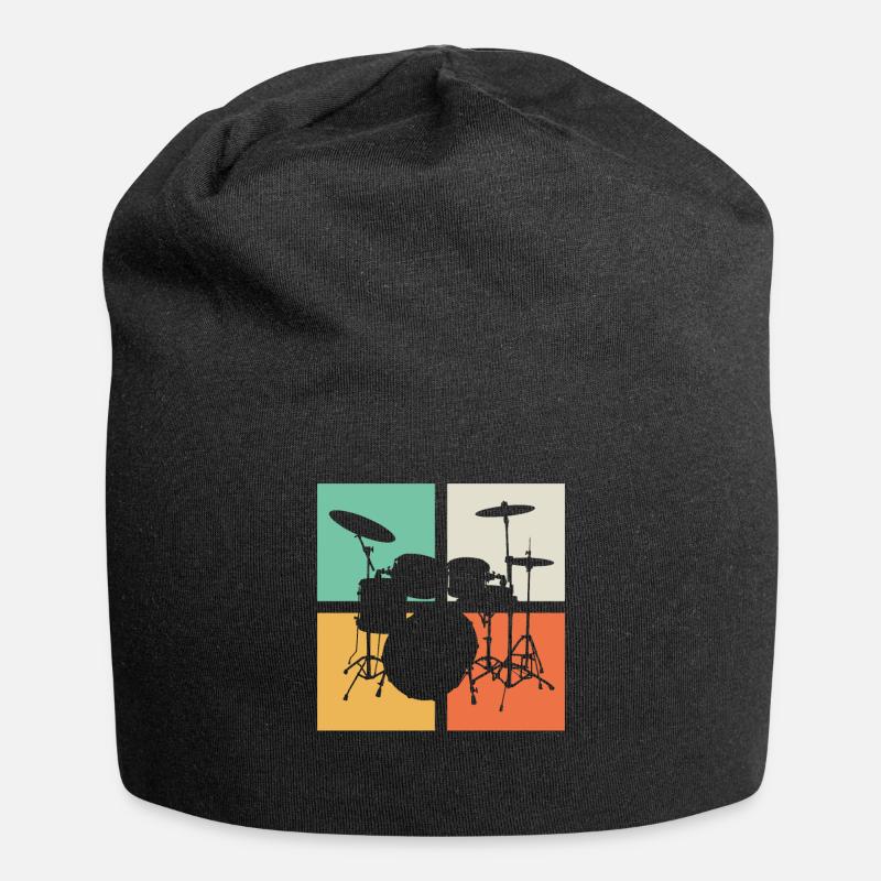 Schlagzeug Set Drumline - Jersey-Beanie - Schwarz
