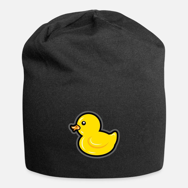 Canard de bain cadeau Quitscheente - Bonnet en jersey - noir