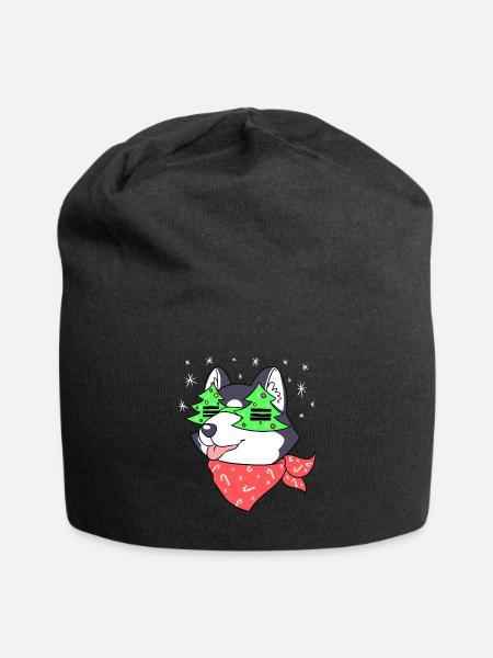 Christmas – Christmas Sweater – Husky - Jersey Beanie - black