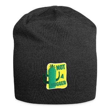 Kein Hugger-Kaktus - Jersey-Beanie - Anthrazit - Vorne