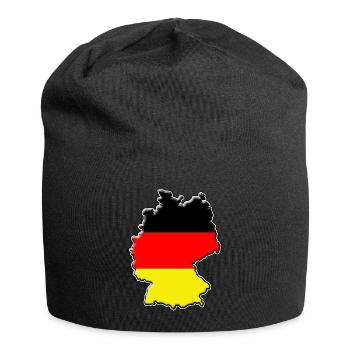 Drapeau de l'Allemagne - Bonnet en jersey - noir - Devant