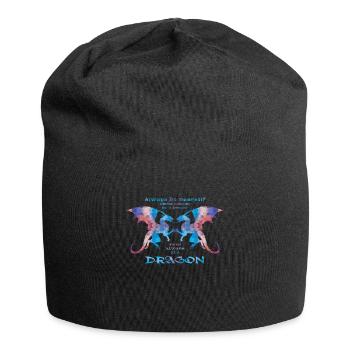Sei immer du selbst - Sei immer ein Drache - Jersey-Beanie - Schwarz - Vorne