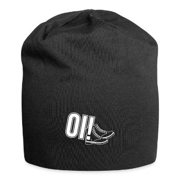 Oi Punk design, cadeau pour skinheads, ska et - Bonnet en jersey - noir - Devant