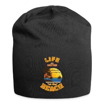 surfing - Jersey Beanie - black - Front