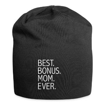Bester Bonus-Mutter aller Stiefmutter Muttertag - Jersey-Beanie - Schwarz - Vorne