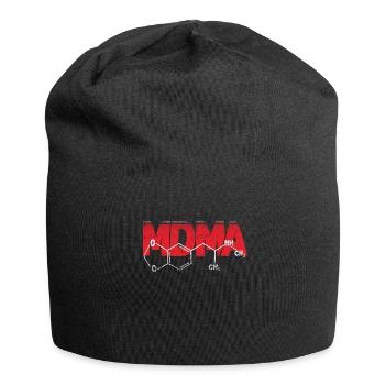Ecstasy MDMA Droge - Jersey-Beanie - Schwarz - Vorne