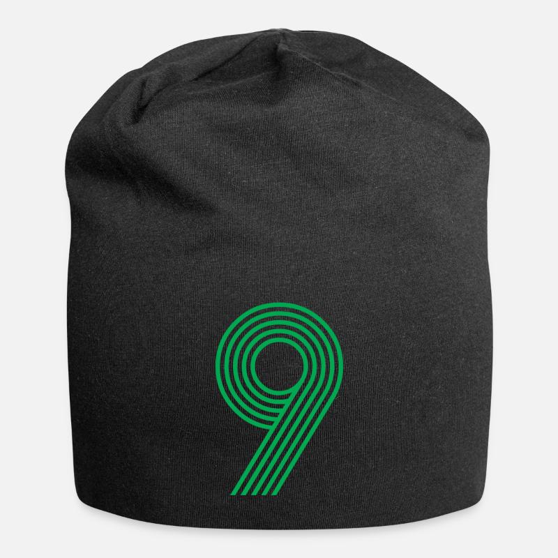 9 SHIRT - Jersey Beanie - black