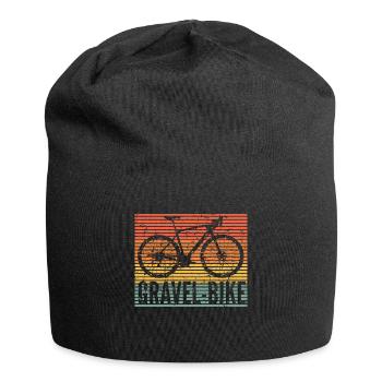 Vélo de gravier cross country offroad xc - Bonnet en jersey - noir - Devant