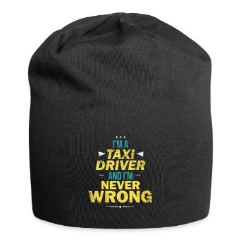 Taxifahrer - Jersey-Beanie - Schwarz - Vorne