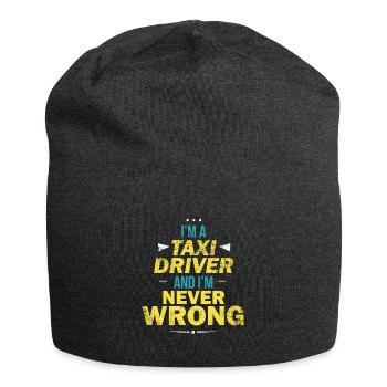 Taxifahrer - Jersey-Beanie - Anthrazit - Vorne