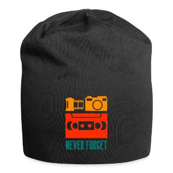 Never forget - Oldschool Items - Jersey-Beanie - Schwarz - Vorne