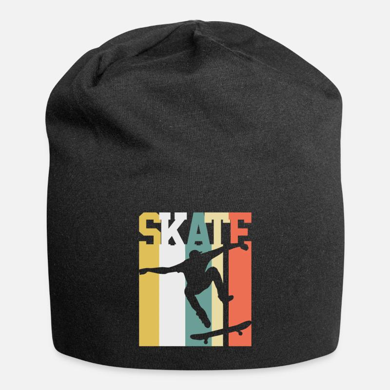 Skateboarder - Jersey-Beanie - Schwarz