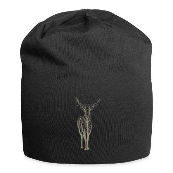 cerf - Bonnet en jersey - noir - Devant
